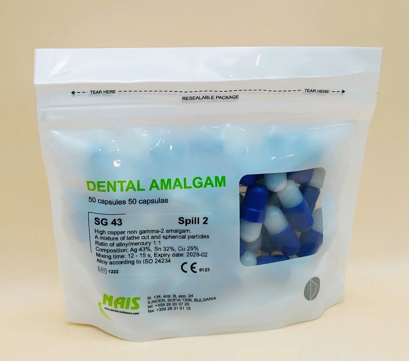 Nais Dental Amalgam  Spill 2