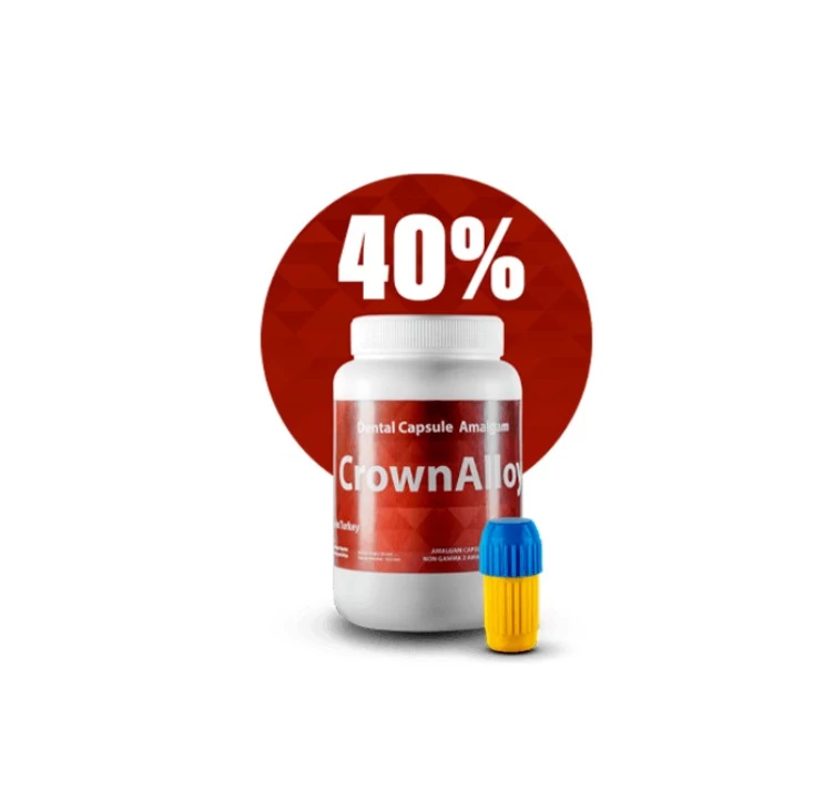 Crownalloy I 40% Kapsül Amalgam 1' Lik
