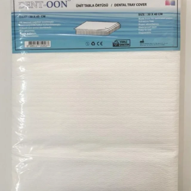 Dent-Oon Tabla Örtüsü 30 X 40 Beyaz 10'Lu Paket
