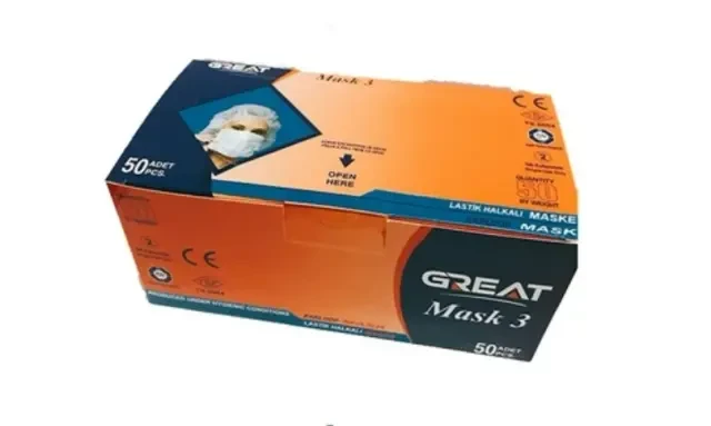 Great Medikal Maske 50'Li Kutu